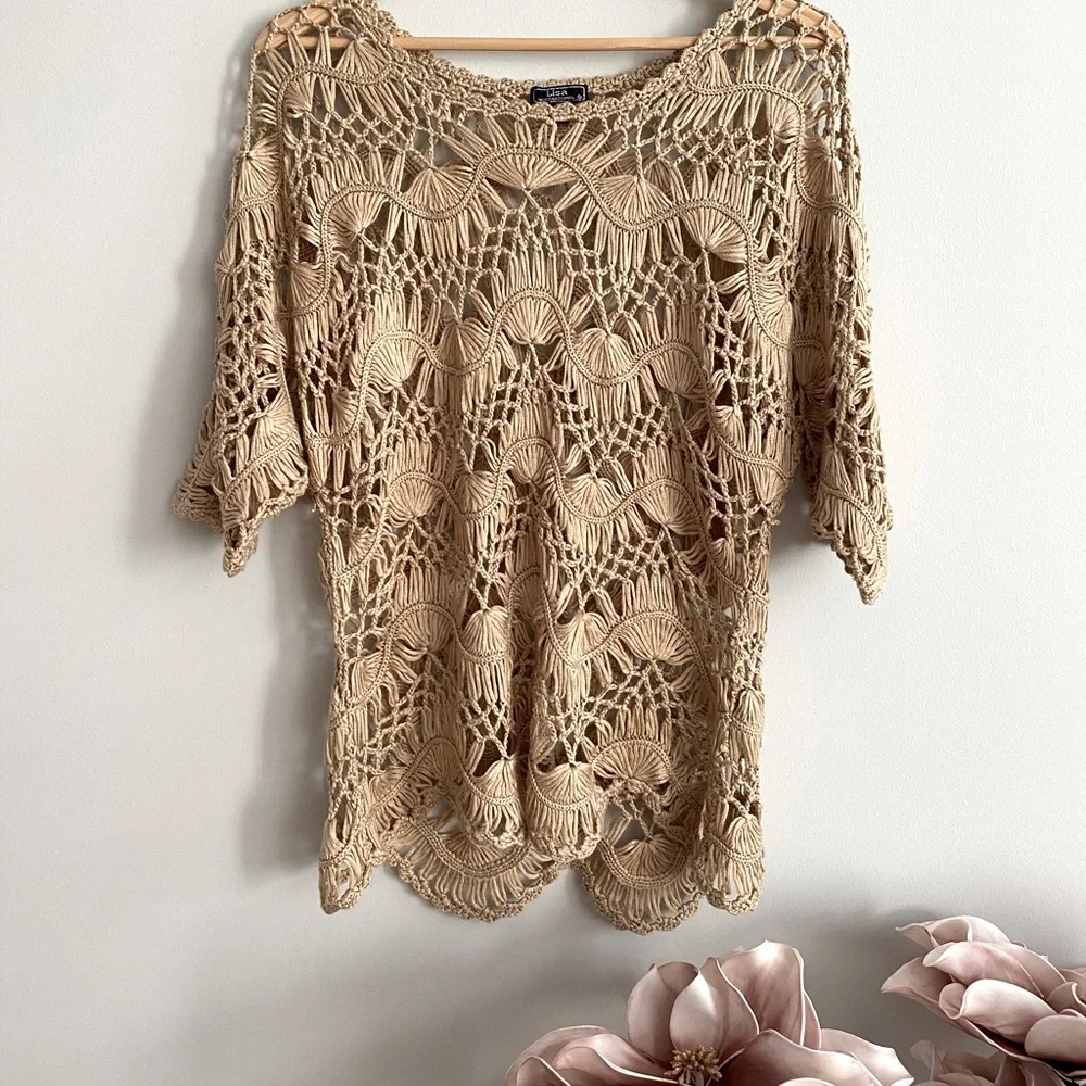 Women’s Open Knit Sweater - Picture 1 of 5
